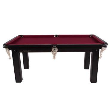 Imagem de Mesa Sinuca Bilhar MDF 1.83 x 1.04 com kit Procopio - Vinho