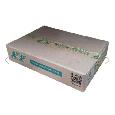 Imagem de Envelope Plastico Oficio 4 Furos Fino Acp Kit Com 1.000