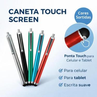 Imagem de Caneta Touchscreen P/ Tablet Celular Desenho Assinatura - Stylus