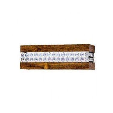 Imagem de Arandela de Madeira com Cristais  12x35x11cm - ACCORD