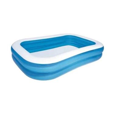 Imagem de Piscina Inflável Retangular 778 Litros Vinil Fácil de Montar - NAUTIKA