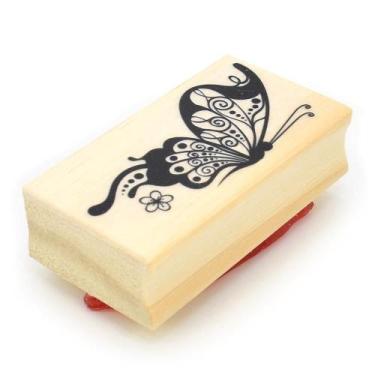 Imagem de Carimbo Arte Fácil Borboleta Lateral CA-566 - 7,5x4cm