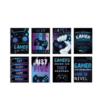Imagem de Cartaz Decorativo Cromus Gamer 25x35cm C/8 Unidades - CROMUS FESTAS, Ú