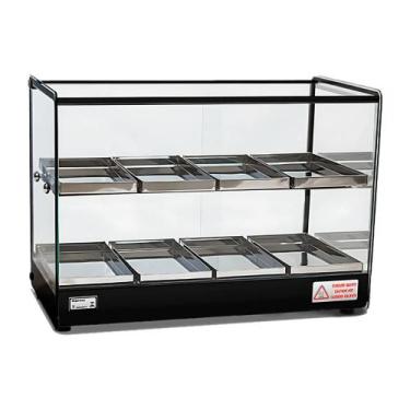 Imagem de Estufa Para Salgados 8 Bandejas Titã Evr-08bd Vidro Reto 500w  220v