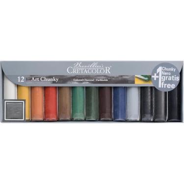 Imagem de Carvão Art Chunky Set Cretacolor 12 Cores 497 99