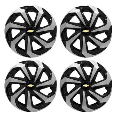 Imagem de Jogo Calota Esportiva Aro 13 Spider Black/Silver GM Corsa Celta Classi