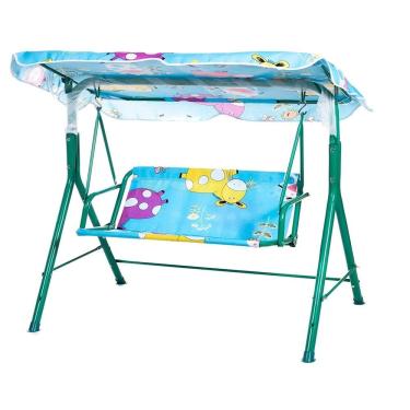 Imagem de Balanço Infantil com Proteção Solar Uv Estrutura em Aço Pintado com Cobertura UV e Cinto de Segurança 75CM Yeet