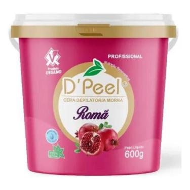 Imagem de DPeel - Cera Depilatória Profissional Morna 600g - Romã
