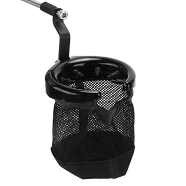 Imagem de Aramox Suporte para copo de motocicleta, suporte de copo dobrável para bebedouros Acessórios de motocicleta Substituição para Goldwing GL 1800 2001-2015 (preto)