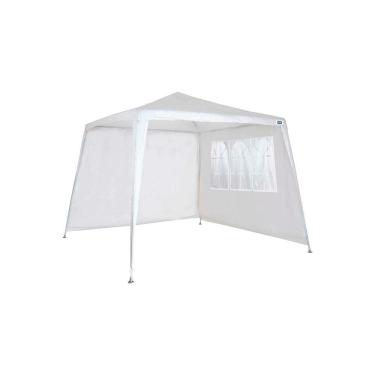 Imagem de Conjunto Parede Para Gazebo 2,4m x 3m Ráfia Branco