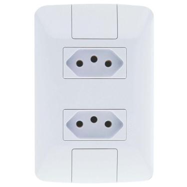Imagem de Conjunto 2 Tomadas 2P +T 10A / 250V - Tramontina
