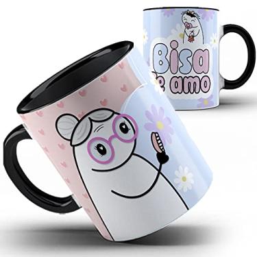 Imagem de Caneca preta Flork Vovó Bisa te amo