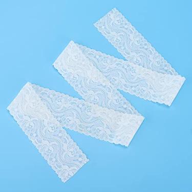 Imagem de 10 jardas de fita de renda branca com fita de renda para costura e acabamento de renda para artesanato decoração de casamento nupcial costura e artesanato