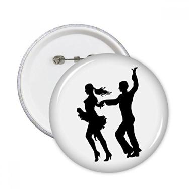 Imagem de Dançarina Dueto Dance Performance Art Alfinetes Redondos Emblema Botão Decoração Acessório 5 peças
