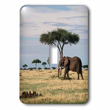 Imagem de 3dRose lsp_205558_1 Quênia, Reserva Nacional Maasai Mara, Interruptor Único Elefante Africano