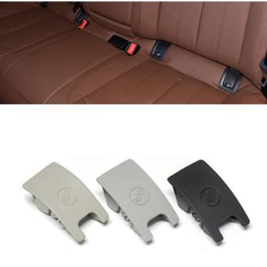Imagem de Fouedy Para Audi A4 A6 Preto Cinza Gancho do Assento Traseiro do Carro Capa ISOFIX Retenção Infantil Substituição da Tampa do Assento Traseiro (A4 Preto)
