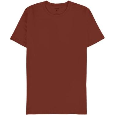 Imagem de Camiseta Básica Masculina Malwee - Marrom