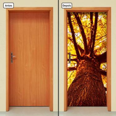 Imagem de Adesivo Decorativo De Porta - Árvore - Tronco - 582Cnpt - Allodi