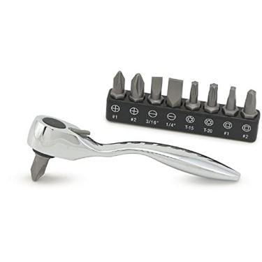 Imagem de Titan 11205 Conjunto de chaves e brocas de micro catraca de 8,5 cm