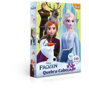 Imagem de Quebra Cabeça Disney Frozen 100 Peças - Toyster 8027