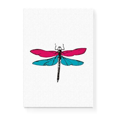 Imagem de Arte Maníacos Quadro Decorativo em Tela Canvas Inseto Libélula - 23x16,25cm