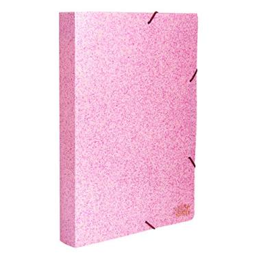 Imagem de Pasta Aba Elástico Ofício PP LB 4CM Secrets Rosa, Dello, 0276.W.0030, Rosa