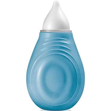Imagem de Aspirador Nasal Azul Sugador Catarro Bebe Criança Infantil silicone Litlle Nose BB245