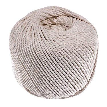 Imagem de Corda Macramé – Corda da Costa Oeste – 100% fio de algodão natural – suprimentos de algodão e macramé – para jardinagem, cozinhar, amarrar, artesanato, acampamento, feixes, #24 - 8oz (2mm x 300 feet), 1
