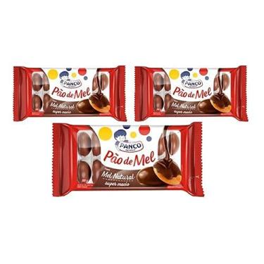 Imagem de Kit C/3 Panco Pao De Mel 200g Chocolate