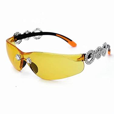 Imagem de Óculos de sol de olho de gato fotocromático piloto fotocromático de diamante Uv400 Cool Clear Lens Para Homens Mulheres 2