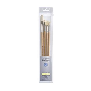 Imagem de Lefranc & Bourgeois Kit 4 Pincéis 405175, Multicolorido