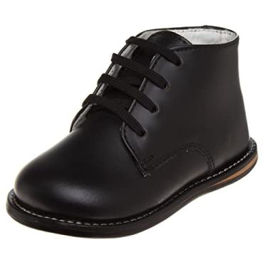 Imagem de Josmo Tênis de caminhada unissex para bebês First Walker, Baby First Walk, Preto novo, 3.5 Infant