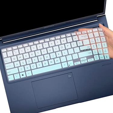Imagem de Capa de teclado para ASUS VivoBook S 15/VivoBook Pro 15X /VivoBook 16X M1603 F1603 X1603 M1605 F1605 X1605 K3605 K3605VC K6602 K6604 F1605 TN. 3604 TP3604 M1502 M1503 K3502 M3502 K6501 M6501 K6502