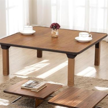 Imagem de Mesa de centro dobrável, mesa dobrável quadrada, mesa de chão mesa de chá japonesa Mesa de jantar baixa mesa de acampamento mesa de estar dobrável ajustável estudo escrita jogos café da manh