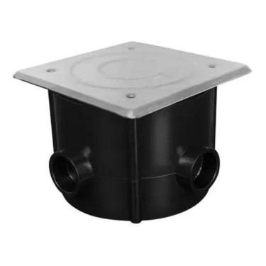 Imagem de Caixa De Passagem Com Regulagem Tampa Inox - Brustec