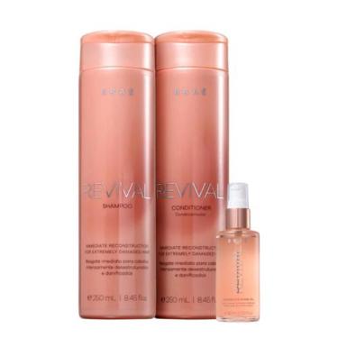 Imagem de Kit Shampoo, Condicionador e Shine Oil Revival BRAÉ