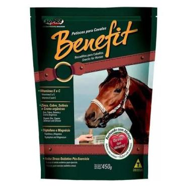 Imagem de BISCOITO PETISCO CAVALO BENEFIT NUTRIÇÃO EQUINA SUPRA Ref:001919, 450g