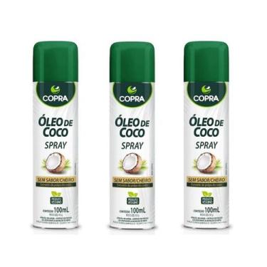 Imagem de 3uni Óleo de Coco sem sabor Spray 100ml - Copra