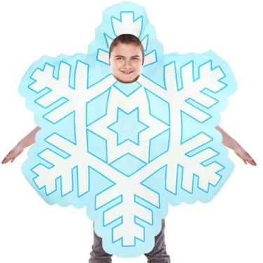 Imagem de Berlune Fantasia de floco de neve para crianças, meninos, inverno; roupa divertida de cosplay de Natal para crianças pequenas, Multicolorido., One Size