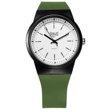 Imagem de Relógio Pulso Masculino Feminino Everlast Analógico E736, Verde Milita