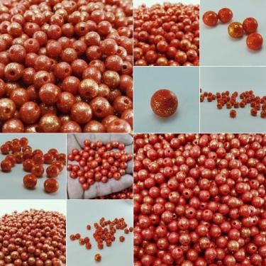 Imagem de Miçanga 8mm 50 peças  p/ pulseira, colar, bijuteria e artesanatos - lo