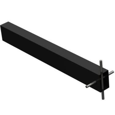 Imagem de Suporte pia chumbar bancada mesa 40 cm - MULTIFORMA, Preto