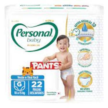 Imagem de Fralda Personal Baby Premium Pants Jumbo 1 Pacote Tamanho G Com 22 Uni