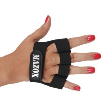 Imagem de Luva Mini Palmar Feminina Mazox Fitness Academia Treino, GG, Preto, Un