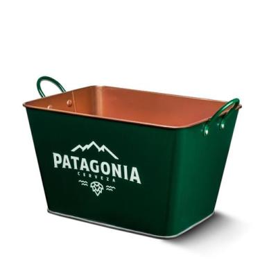 Imagem de Balde para Cerveja Retangular 8L Patagonia - Alumiart Falcão, Verde