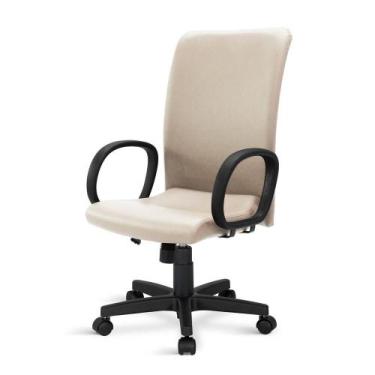 Imagem de Cadeira Presidente Isola Giratória Relax 5033 Com Braços 0077 Bege - F