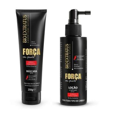 Imagem de Kit Força Com Pimenta Crescimento Máscara 250g+ Loção 100ml - Bio Extr