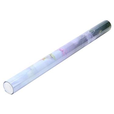 Imagem de Pvc à Prova Dwaterproof água Adesivo Céu Castelo Padrão Aquário Fundo Cartaz Adesivo Decoração do Tanque de Peixes para Decoração do Aquário (91 * 50cm)