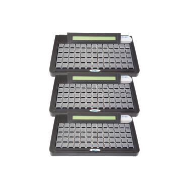 Imagem de Kit Gertec 03 Teclados programáveis TEC-E 65 Teclas Display
