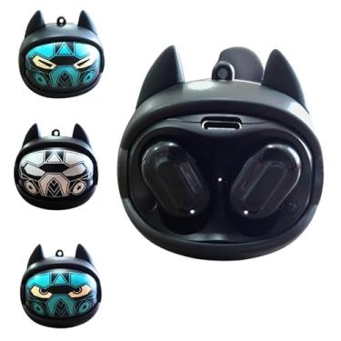 Imagem de Fone de Ouvido Bluetooth 5.3, Design Personagens Animados (Robô)